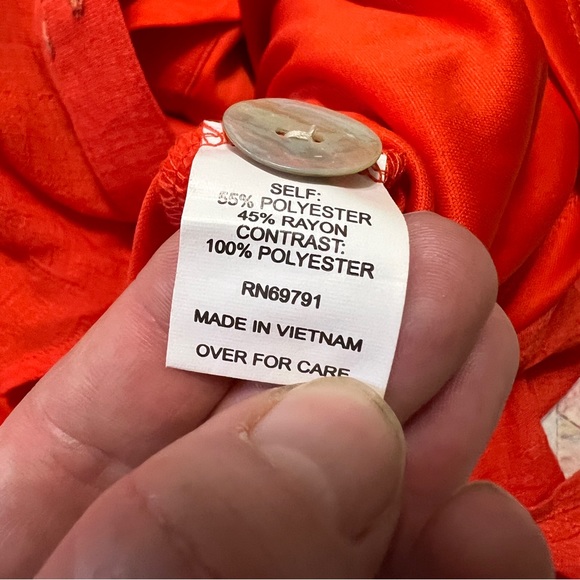 Fig & Flower Embroidered Blouse m - Picture 7 of 7